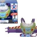 Mattel Disney and Pixar Toy Story 5 Hi-Tech Space Ranger Jetpack, Kids Role Play Gear, Wings Transform, Lights & Sounds, Adjustable Strap, Large