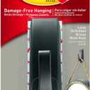 Command Large Modern Reflections Metal Hook, Holds up to 5 lb, Oil Rubbed Bronze, 1 Wall Hook with 2 Command Strips, Damage Free Hanging Hooks for Hanging Decorations in Living Spaces