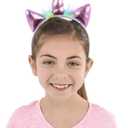 Unicorn Collection - Sparkly Flexible Unicorn Horns, Party Hats for Girls, Kids' Birthday Party Supplies (Pack of 12)