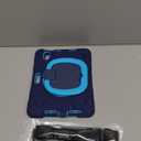 BATYUE Case for iPad mini 7 (A17 Pro) 2024/ iPad mini 6 (A15 Bionic) 2021 8.3 inch, Shockproof Case for iPad mini 7th/6th Gen with Pencil Holder/ 360 Swivel Stand/Shoulder Strap - Navy Blue