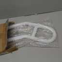 VIVOSUN Outdoor Handrail, 3 Step Stair Handrail, 28" x 19" Fits 1 to 3 Steps, U-Shaped Wrought Iron Stair Railing, Wall-Mounted Safety Rail for Concrete Step, Porch Steps, One-Step Assembly, White