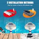 IC ICLOVER Pool Alarm with Remote Receiver, Immersion Drown Monitor System, Poolside Alarms for Inground & Above Ground Pools, Wireless Swimming Pool Water Motion Sensor Kids Toddler Pets Safety Guard