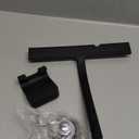 GTEWERK Shower Squeegee for Glass Doors, Silicone Window Squeegee, Bathroom and Glass Cleaning - Black - 9 Inch