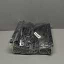 Consumest Over The Door Shower Caddy - 5 Tier Adjustable Shower Organizer Hanging with 2 Toothbrush Holders & 4 Hooks, Rustproof Organizer Shelf, Storage Rack for Bathroom, Black