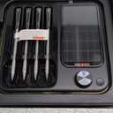 Wireless Meat Thermometer with 4 Probes, INKBIRD WiFi Meat Thermometer Digital Wireless for Rotisserie Grill Oven,Unlimited Range Dishwasher Waterproof Bluetooth Thermometer for iOS & Android (Black)