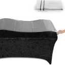 Transparent Protector for Curvy Lash Bed Topper,Plastic Waterproof Protector for Massage Bed Topper