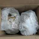 FUNNGO 3-Piece Large Lighted Christmas Deer Family Set with Bell Bow, Outdoor Reindeer Yard Decorations with 200 LED Lights, 10:1 Flickering Lights (Gold)