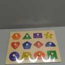 Jumlys Montessori Toys for Toddlers 1, 2, 3 Year Old, Wooden Shape Learning Puzzles for Baby 12-18-24 Months, Early Educational Toys, Perfect Christmas Birthday Gifts for Boys & Girls Age 1-3