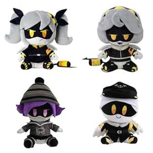 Plush Drones Toys Plush Cute Doll Cartoon for Fans, Stuffed Drones Doll Halloween Christmas Birthday Present for Kids (4 Pcs)