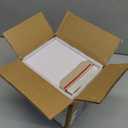 100 Pack 6x6 Rigid Mailers - 450 GSM Thick and Sturdy - Self Sealing Stay Flat Cardboard Envelopes for Mailing CDs, DVDs (White) - Cardboard Mailers