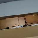 Floating Nursery Book Shelves Wall Mounted, Wooden Wall Bookshelf for Kids Room, Dark Wood Hanging Book Shelf for Baby Toddler Childrens Bedroom (24 Inch, Walnut Brown, Set of 3)