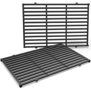 QuliMetal 17.5" Grill Grates for Weber Spirit 300 and Spirit II 300 Series, Spirit E/S-310 E/S-320 E/S-330, Spirit 700, Genesis Silver/Gold B & C, Genesis 1000-3500, Cast Iron Part for Weber 7638 7639