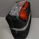 18 Ft Round Pool Cover, Solar Cover for Above Ground Pools, Heavy Duty Swimming Pool Cover Protector with Winch and Cable, Strong Tear Resistant Winter Pool Cover Ideal for Waterproof and Dustproof (Black-Green)