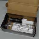 GAGALIFE Kitchen Sink Soap Dispenser Oil Rubbed Bronze, Built in Soap Dispenser with 17 OZ Bottle, Refill from The Top, Liquid Dispenser for Kitchen Sink