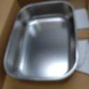 Stainless Steel Litter Box, 22.8x16.5"x6" Oval Stainless Steel Cat Litter Box Extra Large, XL Metal Litterbox for Big Cats, Non Stick Surface, Easy to Clean
