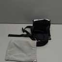 Airplane Pillow Combo with Chin Strap, Travel Pillows for Airplanes with Sleep Eye Mask, Plane Pillow for Long Flights, Car Road Trip, 360 Headrest, Stop Bobblehead, Black