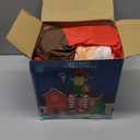 OurWarm 10 FT Christmas Inflatable Outdoor Decorations, Sitting Elf Holding Bear Christmas Blow Up Yard Decorations with Built-in LED Lights for Holiday Party Lawn Garden Roof Outdoor Xmas Decorations