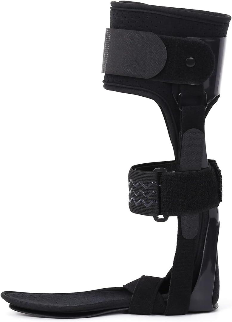 Medical AFO Foot Drop Brace Ankle Foot Orthosis Drop Foot Stabilizer Support for Walking with Shoe for Men and Women for Stroke, MS, Hemiplegia Foot Drop, ALS (Medium-Right)