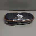 KuaiLu Mens House Memory Foam Slippers with Orthopedic Arch Support Comfy Warm Plush Lining Slip On Casual Pantuflas Mans Comfortable Bedroom Shoes Rubber Sole for Indoor&Outdoor Black Brown Size 10