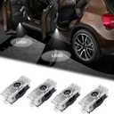 Car Door Lights Logo Projector Ground Courtesy Light 4PCS LED Puddle Lights Compatible with CLA45 CLA250 E200 E400 C200 Coupe CLS45 CLS300 CLS350 CLS400