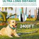 Touch-Screen Dog Shock Collar with Security Lock, 2600FT Dog Training Collar Features 3 Training Modes, Rechargeable & Waterproof, Suits Dogs of All Breeds and Sizes