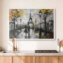 XIANSHOU Girls Wall Decor Women Wall Art Black Pictures Eiffel Tower Prints Poster Arts 29"x58"