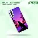 SM Cases Compatible with Samsung Galaxy S21 Plus 5G Case - Wolf 3D Printed Design Phone Back Hard Plastic Cover Case for Samsung Galaxy S21 Plus.