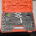 Orion Motor Tech 80pc Tap and Die Set in SAE and Metric Sizes, Metric and Standard Tap Set and Die Tool Set for Internal and External Threading