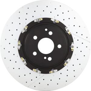 Brembo 09.9313.33 Floating two piece UV Coated Pillar Vented drilled + Slotted Front Brake Rotor MERCEDES-BENZ OE# A2304211212