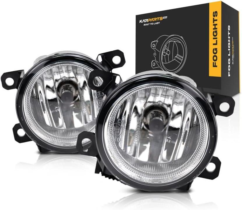 For Honda Pilot Fog Light Assembly 2016 17 2018 Pair Driver and Passenger Side For HO2592136 + HO2593136 | 33951-TY0-305 + 33901-TY0-305