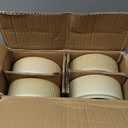 Bowl White and Brown 8 Pack