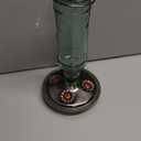 Perky-Pet Glass Bottle Hummingbird Feeder - Outdoor Garden Décor Humming bird Feeder, 8108-1SR - 10 Fl Oz Nectar Capacity - Durable Green Antique Design - Hang from Tree, Porch, Deck, Hook