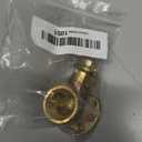 Viega 79190 ProPress Zero Lead Bronze 90-Degree Elbow Drop with Wall Plate with Female 1/2-Inch by 1/2-Inch P x Female NPT