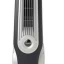 LASKO OSCILLATING HIGH VELOCITY TOWER FAN WITH REMOTE, U35102, BLACK/SILVER