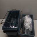 Vertical Garden Planter 4 Tier Planters for Outdoor Plants Vertical Raised Garden Bed with Drainage Holes Herb Garden Planter Outdoor Indoor Patio Yard Balcony (Black)