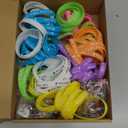 200 Pcs Glow in The Dark Christian Party Favors Silicone Bracelets Cross Necklace Bulk Bible Wristbands Luminous Pendant for Religious Gift