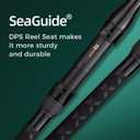 Carbon Fiber Surf Rod Saltwater Surf Spinning Fishing Rod with Seaguide Reel Seat, 9 - 2 piece