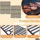 Grill Replacement Parts for Nexgrill 5 Burner 720-0888S, Grill Grate, Grill Burner and Heat Plates for Nexgrill Replacement Parts 5 Burner 720-0888S, Parts for Nexgrill 720-0888S Replacement Parts