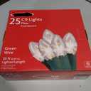Holiday Home® Clear Incandescent Green Wire C9 Christmas Lights
