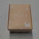 Clip in Bangs, 100% Real Human Hair Brown Fake Bangs Clip in Hair Extensions French Bangs Fringe with Temples Hairpieces for Women Curved Curtain Bangs for Daily Wear