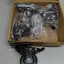 3 Inch Caster Wheels Heavy Duty with Brake, Casters Set of 4, Castors 1000 Lbs, Locking Industrial Swivel Top Plate Casters Wheels for Furniture and Workbench Cart(Two Hardware Kits Include)