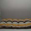Greendale Home Fashions Outdoor 51x18-inch Bench Cushion, Set of 1, Espresso Stripe