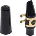 Libretto Tenor Saxophone Mouthpiece Kit, Giftable Standard Mouthpiece Set: ABS 5C Mouthpiece, Plastic Cap, Gold Lacquered Ligature. Finely Designed for Beginners and Intermediates