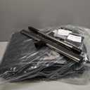 VIVOHOME Containment Mat (7'9" x 18') with Stay Put Corner, PVC Garage Floor Mats, Heavy Duty Garage Parking Mat with a Squeegee,Black