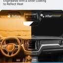 Proadsy Windshield Sun Shade for Volvo XC60 SUV 2018-2024 2025 2026 Foldable Sunshade Protector Blocks UV Rays Keep Car Cooler Accessories