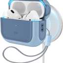 ESR for AirPods Pro 2 Case, Compatible with Airpods Pro Case 2nd / 1st Generation (2023/2022/2019), Compatible with MagSafe, Full Drop Protection Cover with Lanyard, Navy Blue