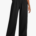 Heathyoga Wide Leg Stretchy Work Pants Women Pull on Dress Pants High Waisted Business Casual Trousers Slacks for Women XL
