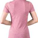 MERIWOOL Womens Merino Wool Short Sleeve T Shirt Lightweight Base Layer Tee (Pink, XS)