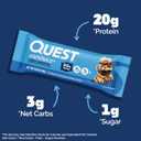 Quest Nutrition Overload Protein Bars, Cookie Commotion, 20g Protein, 1g Sugar, 3g Net Carbs, Gluten Free, 12 Count (EXP 02/14/27)