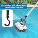 2 x Hook for All Robotic Pool Cleaner, Accessories Hook Swimming Pool Hooks for Poles Part for Robot Pool Vacuum Cleaner Including Cordless, Aboveground and Underwater, Attaches to Telescopic Poles